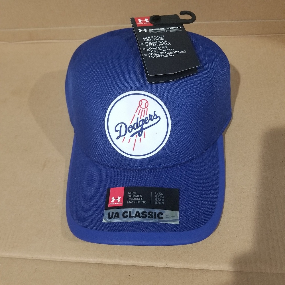 New Under Armour MLB One Panel Cap Men's Royal #1
